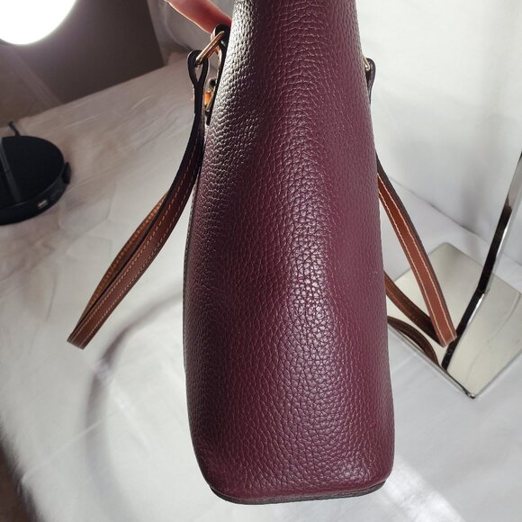 Dooney & Bourke Small Lexington in Burgundy - Picture 4 of 10
